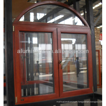 European Wood aluminum inside hung window